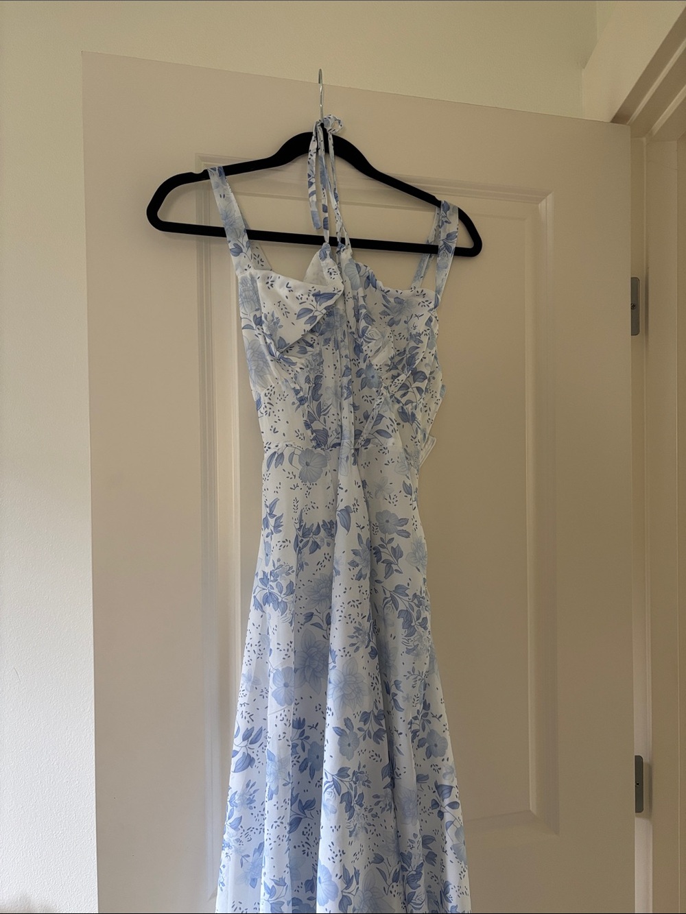RIHOAS Light Blue Floral Midi Dress - NEW WITH TAGS